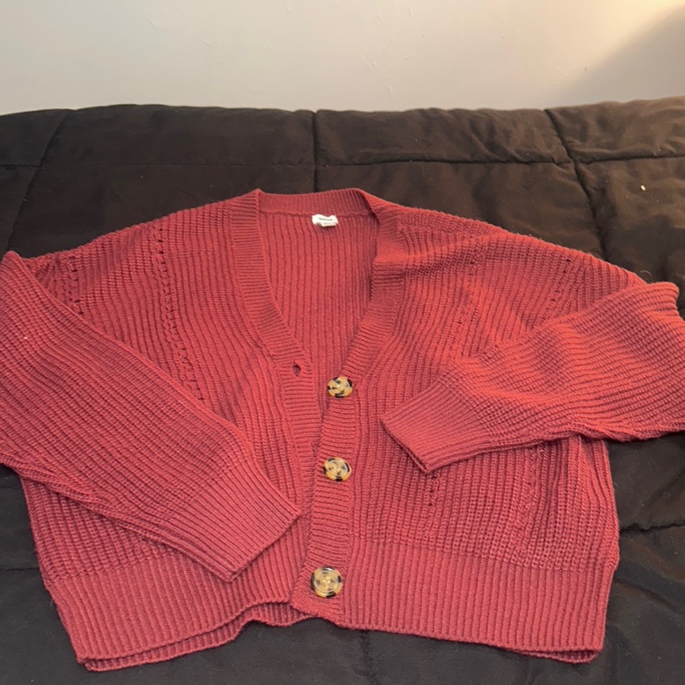 🌷2/22🌷Garage Burgundy Large Cardigan